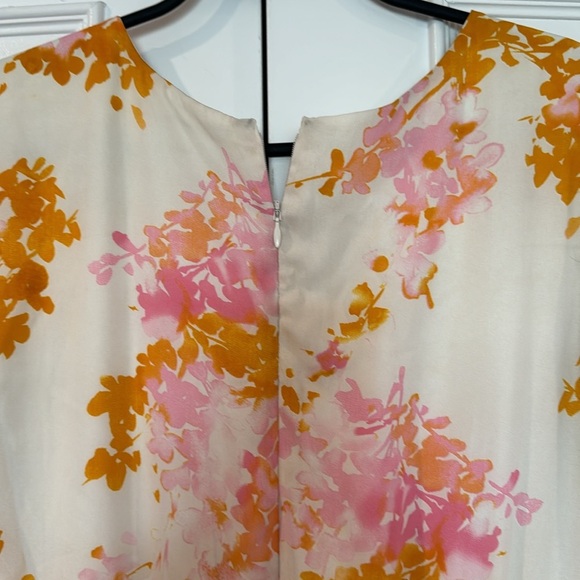 Anthropologie Paper Crown Muri Cream Floral Long Sleeve Romper Size Small - Picture 8 of 15